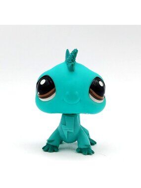 LPS G7 Iguana Teal Aqua #52 G7 Littlest Pet Shop Hasbro 2010